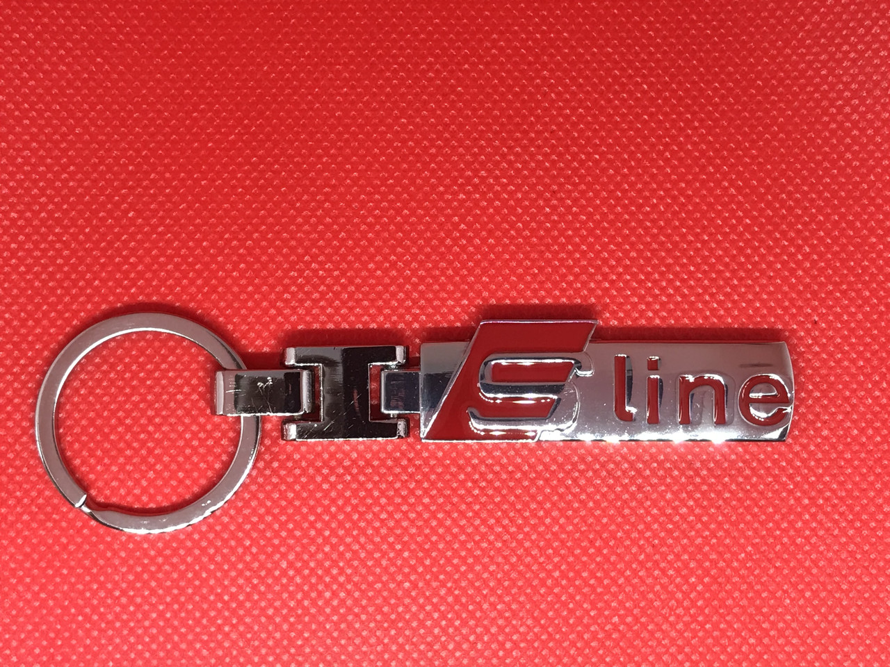 Брелок металевий для авто ключів Audi s line Аудіо