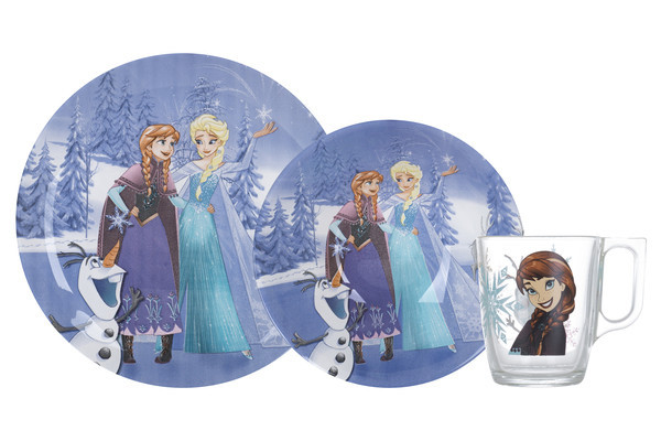 Disney Frozen Winter Magic Набор для детей - 3 пр Luminarc N5277