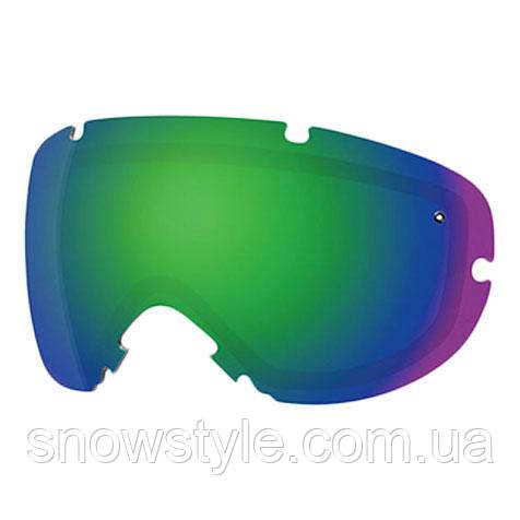 Змінна лінза для лижної маски Smith I/OS Green SolX Mirror S3, фото 1