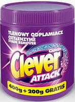 Плямовивідник для кольорової білизни Clever Attack 750гр