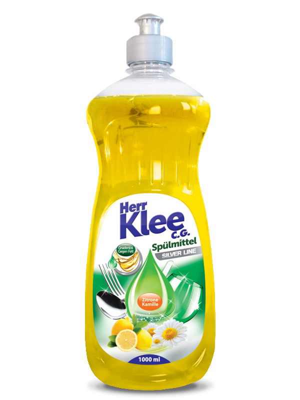 Засіб для миття посуду Herr Klee 1 л Лимон та Ромашка