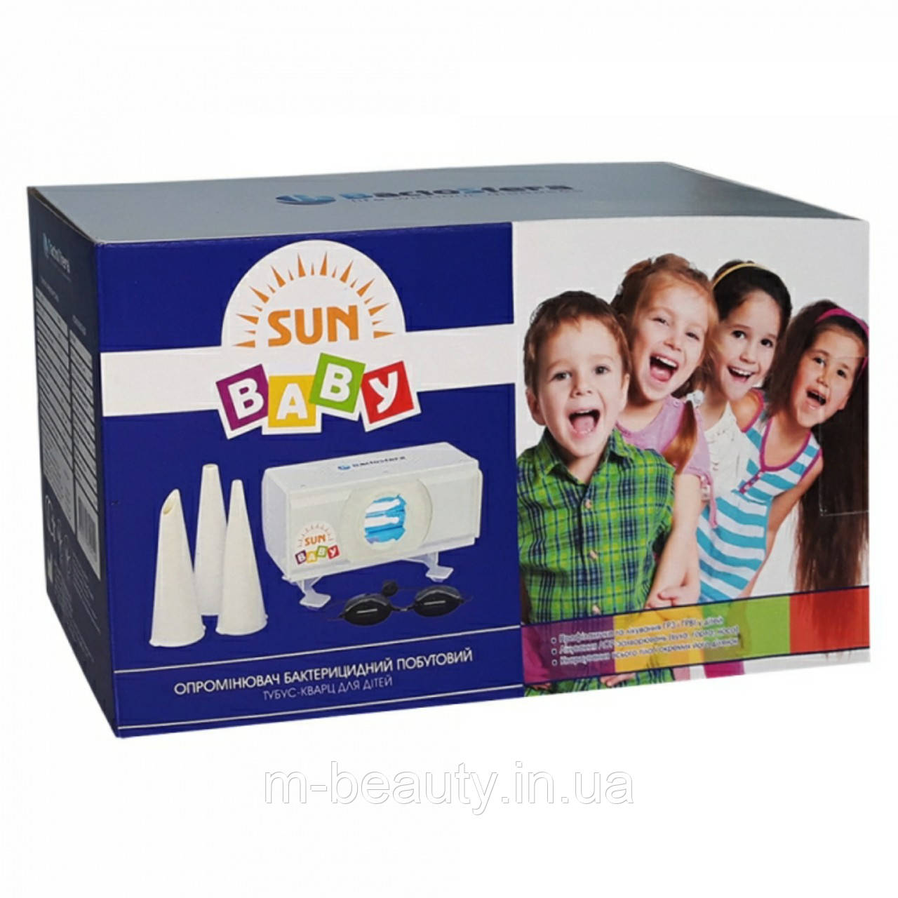 Кварцовий опромінювач BactoSfera SUN BABY бактерицидний, побутової