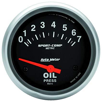 Датчик тиску оливи Autometer 0-7 барів (кг/см2) 3522-M метричний 67 мм