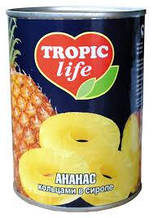 Ананас консервований ТМ Tropic, 580 мл