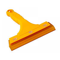 21940010 Гибкий силиконовый ракель, желтый - Flexi squeegee silicone - Uzlex, 160x140mm