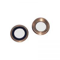 Скло камери для iPhone 6 Plus, золотисте + кільце, фото 1