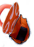 Тачка сумка з коліщатами кравчучка 96см MH-1900 помаранчева, фото 4