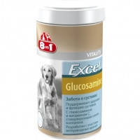8in1 Excel Glucosamine хондропротектор для підтримки здоров'я та функції суглобів у собак, 110таб