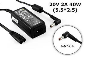 Блок живлення для ноутбука Lenvo 20V 2A 40W 5.5x2.5 mm