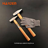 Молоток з дерев'яною ручкою 0,8 кг Harden Tools 590018, фото 4