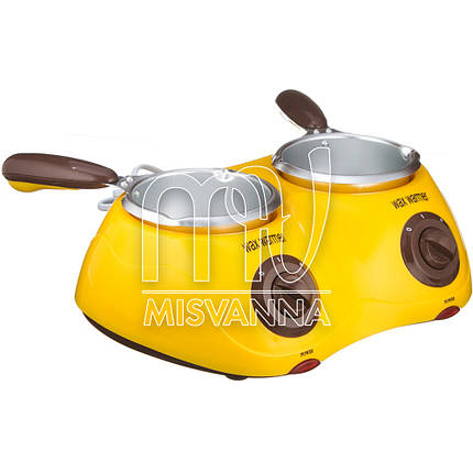 Воскоплав Wax Warmer Atlasco для розігріву воску і парафіну на дві чаші з 240 мл, фото 3