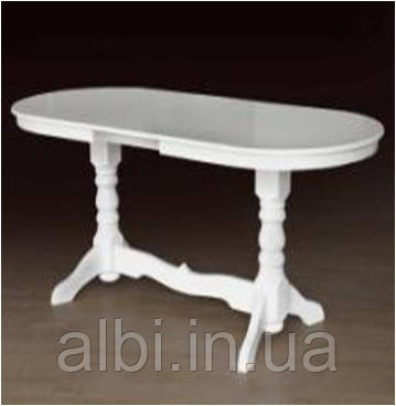 Стол обеденный "Гамбург" белый/слоновая кость, стол из дерева, деревянный стол - фото 1 - id-p830124565