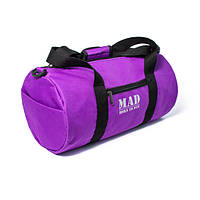 Женская спортивная сумка FitLadies фиолетовая для посещения спортивных секций.