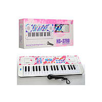 Дитячий синтезатор з мікрофоном Metr+ (рожевий)