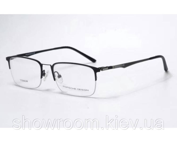 Чоловіча полуободковая оправа Porsche Design p-8832 чорна