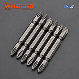 Набір біт отверточних двосторонніх PH2X110mm Harden Tools 550604, фото 3