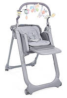 Стільчик для годування Chicco Polly Magic Relax Grafite (79502.21)