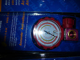 Манометр. колектор одновентильний VALUE VMG -1-S-H Type2 (R 410,407,22,134) червоний з очеком