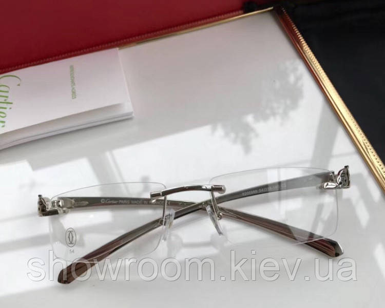 Жіноча срібна оправа в стилі Cartier 8200988