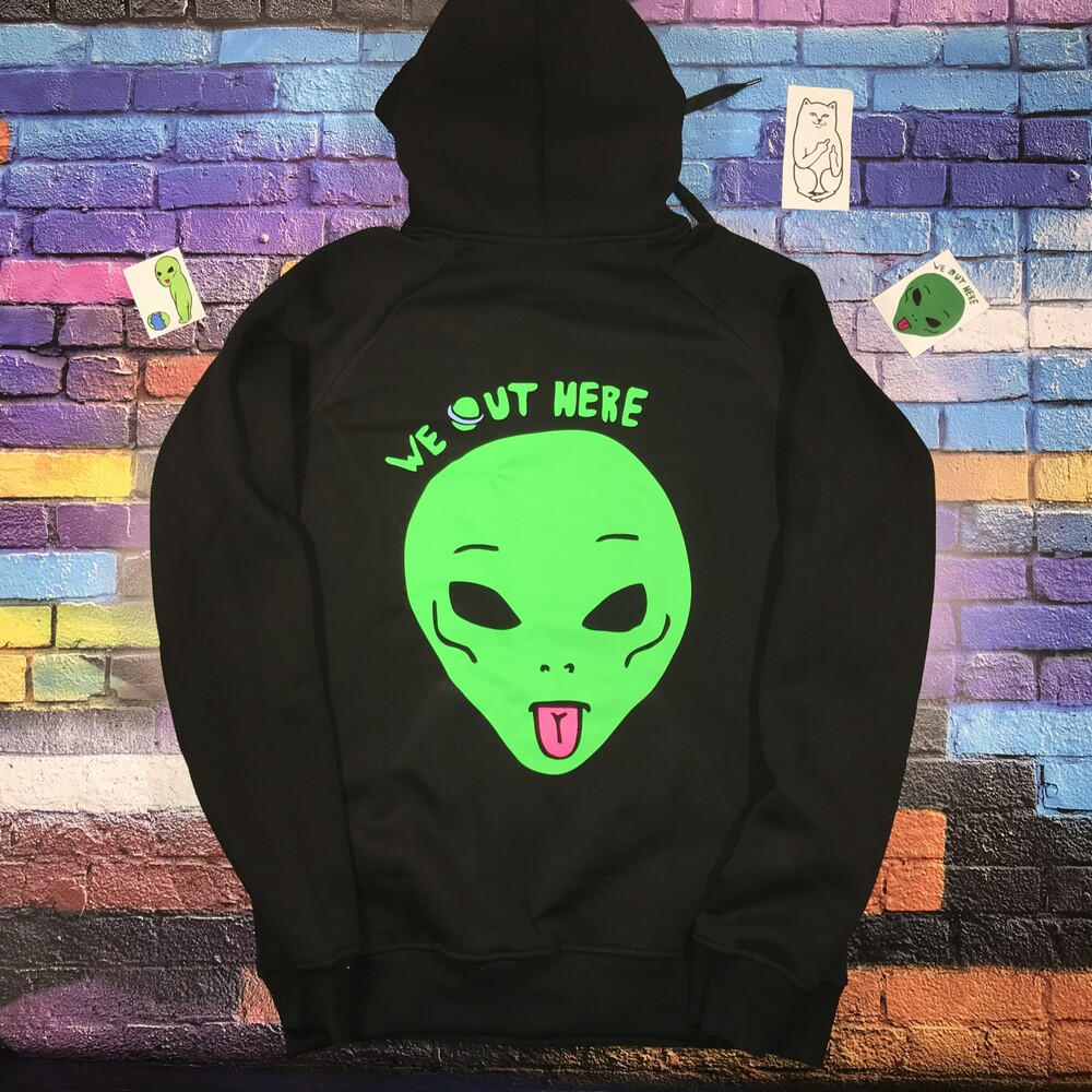 Толстовка "RipNDip We Out Here" | худі ріпндіп | кенгурушка XS