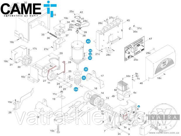 мотор автоматики Came bx246 119ribx053 купити ціна