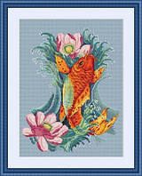 Набір для вишивання хрестом "Золотий короп" Межка