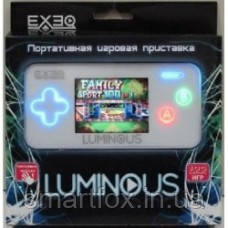 Портативна приставка EXEQ LUMINOUS + 100 вбудованих ігор (сенсорні кнопки), фото 2