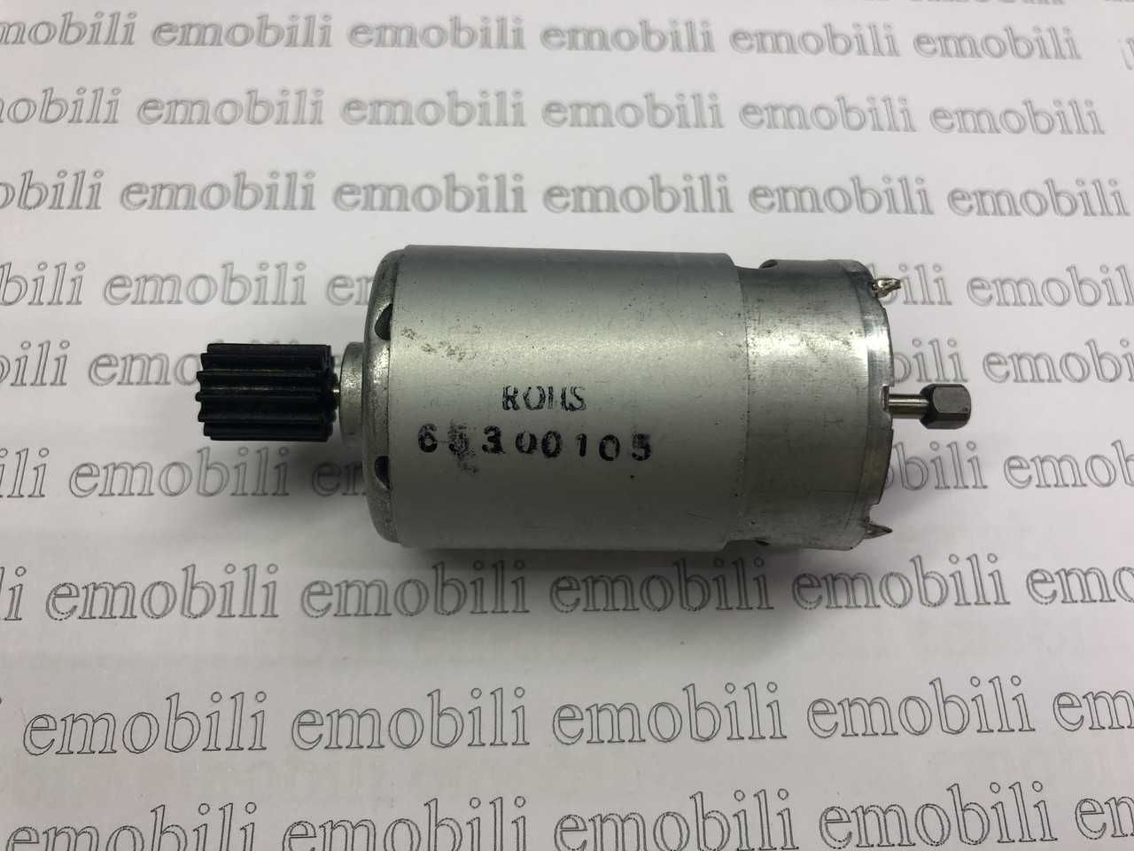 Мотор 12V, 37 мм, ROHS, ОРІГІНАЛЬНИЙ ДЛЯ 2-Х МІСТНОГО КВАДРУКЛА ТА ДЖІПА ХАММЕРА., фото 1