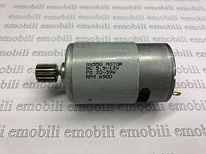 Мотор 12V, 37 мм, 13 зубців SF550 MOTOR, DC5.5-12V, PO 20-39W, RPM 6900 для дитячого електромобіля