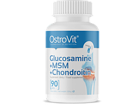 Для суглобів і зв'язок OstroVit Glucosamine+MSM+Chondroitin 90tab