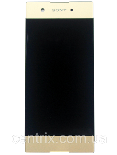 Дисплей (екран) для Sony G3112 Xperia XA1 Dual, G3116 Соні G3121, G3125 + тачскрін, колір золотий, оригінал