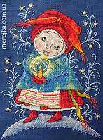 Набір для вишивання хрестиком "Різдвяний вогник" Межка