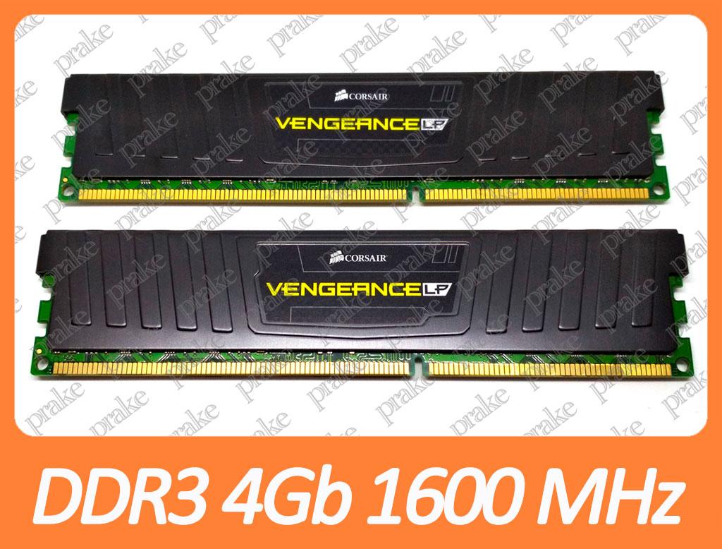 DDR3 8GB (2x4Gb) 1600 MHz (PC3-12800) CL9 Corsair Vengeance CML8GX3M2A1600C9