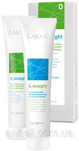Професійний комплекс для випрямлення натурального або фарбованого волосся Lakme k.straight