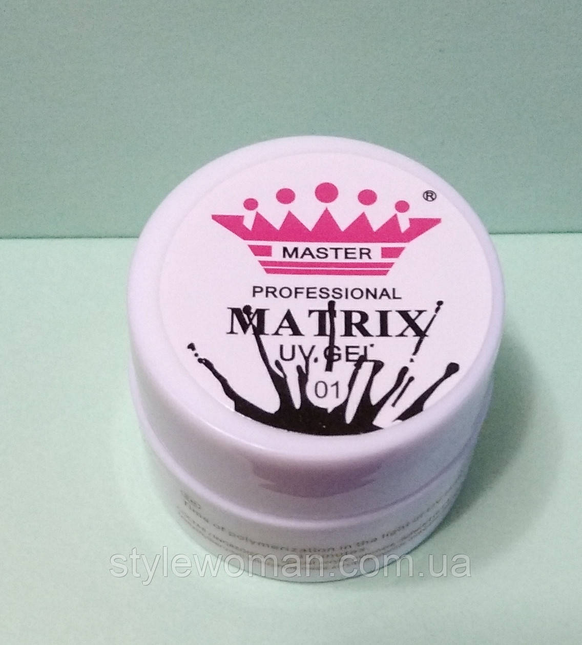 Павутинка для нігтів Matrix Master uv gel уф-гель Матрикс від Майстер профешнл чорна 5 г