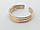 Золоте незамкнене кільце. 140701ф, фото 3