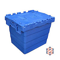 Пластиковый контейнер с крышкой - SPKM4336, 300x400x365 мм