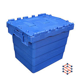 Пластиковий контейнер із кришкою — SPKM4336, 300x400x365 мм
