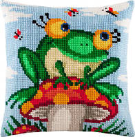 ПОДУШКА для вишивки хрестиком Z-01 (40х40см), набір з канвою та нитками