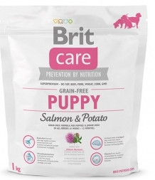 Корм Brit Care Grain-free Puppy Salmon з лососем для цуценят і молодих собак усіх порід, 3 кг