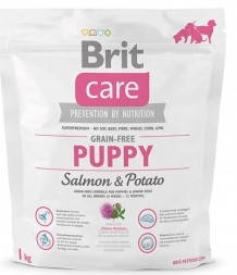 Корм Brit Care Grain-free Puppy Salmon з лососем для цуценят і молодих собак усіх порід, 3 кг