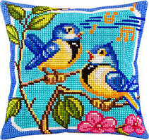 ПОДУШКА для вишивки хрестиком Z-06 (40х40см), набір з канвою та нитками