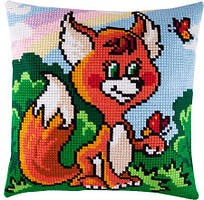 ПОДУШКА для вишивки хрестиком Z-12 (40х40см), набір з канвою та нитками
