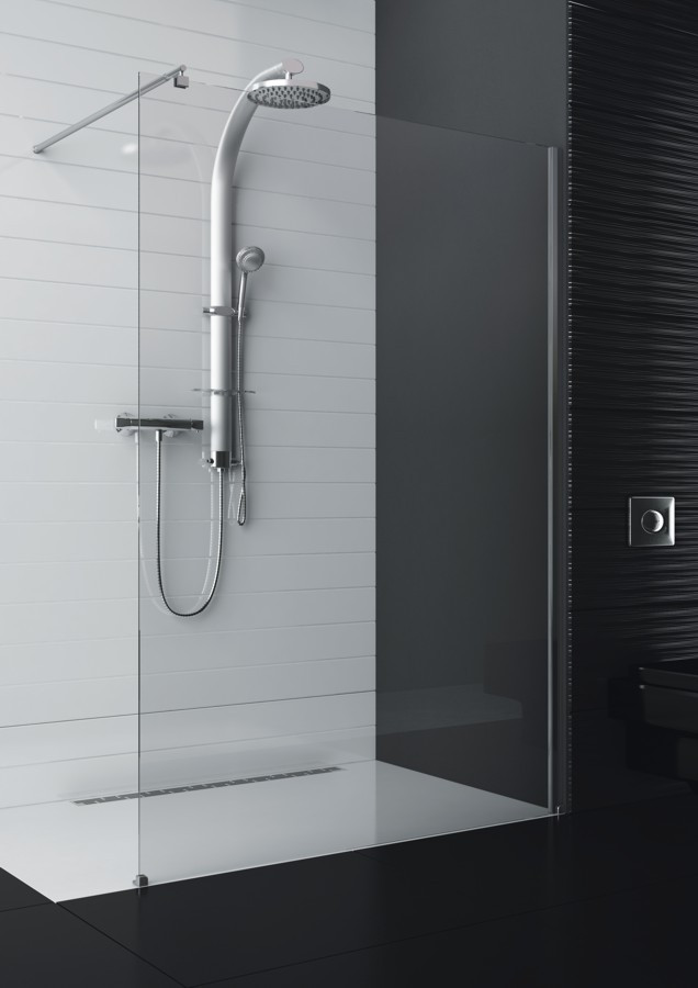 Асиметрична душова кабіна Aquaform SOUL з профілем 1000x970x2000