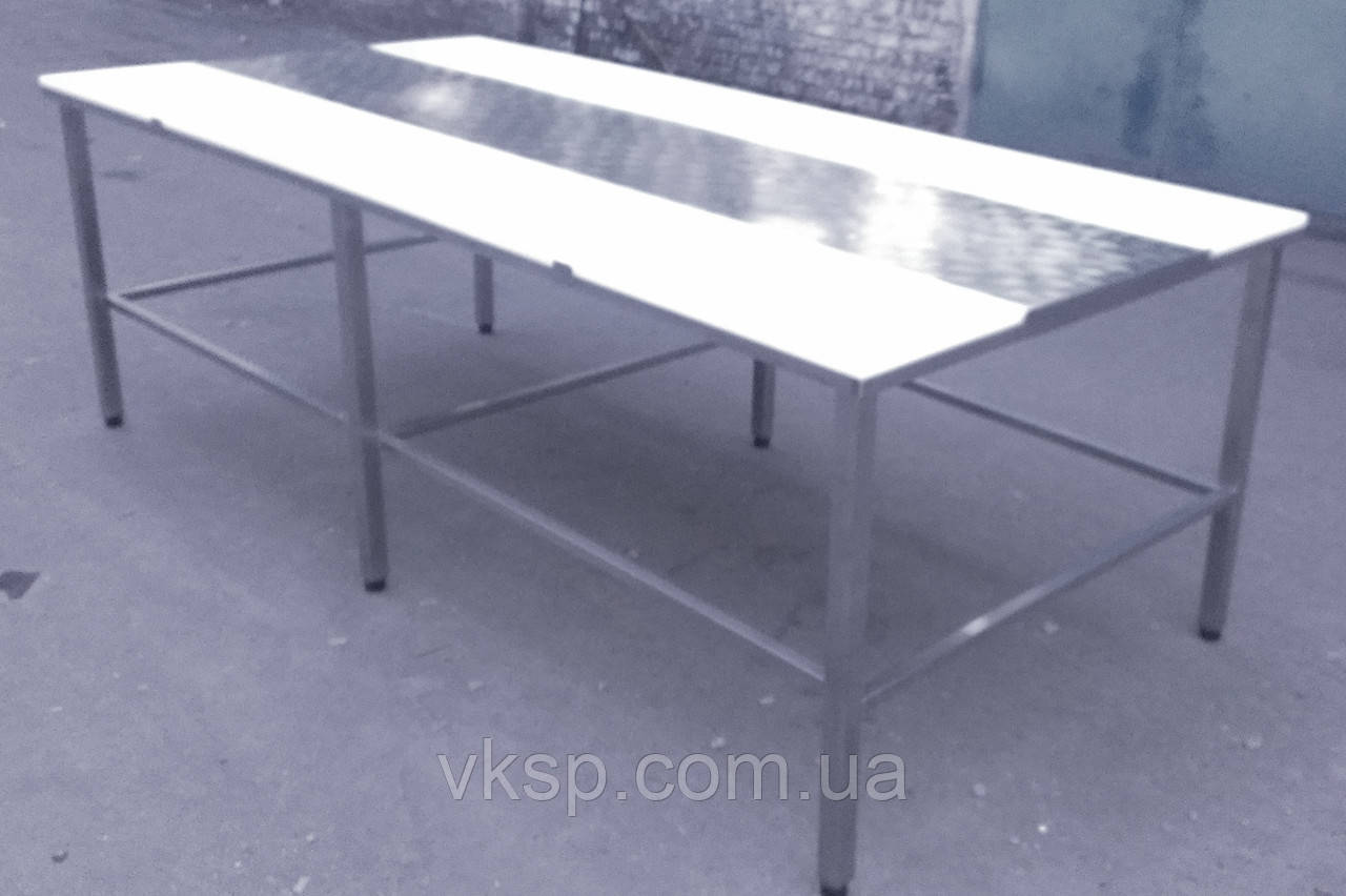 Стіл для обвалювання м'яса двосторонній без полиці