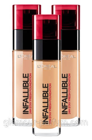 Тональний крем для обличчя Loreal Infallible Stay Fresh Foundation (Лореаль Інфалібел) НЕПОБЕДИМИЙ