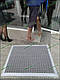 Решіток гумовий килим Хвиля-15 120х185см. сірий з гумовим кантом, фото 4