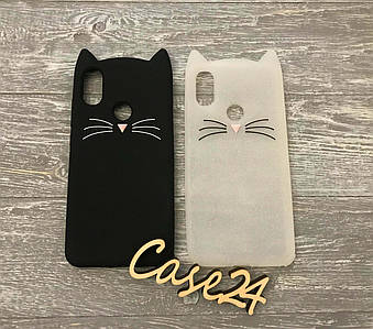 Гумовий 3D чохол для Xiaomi Mi A2 Усики (2 кольори)