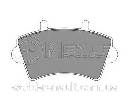 Комплект передніх гальмівних колодок на Рено Майстер II c 98г. / Meyle 025 236 1318, фото 2