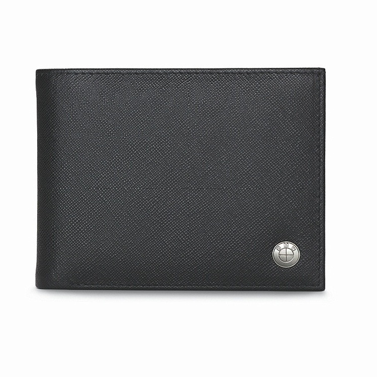 Оригінальний шкіряний портмоне BMW (Wallet without Coin Compartment, Black), артикул 80212454668